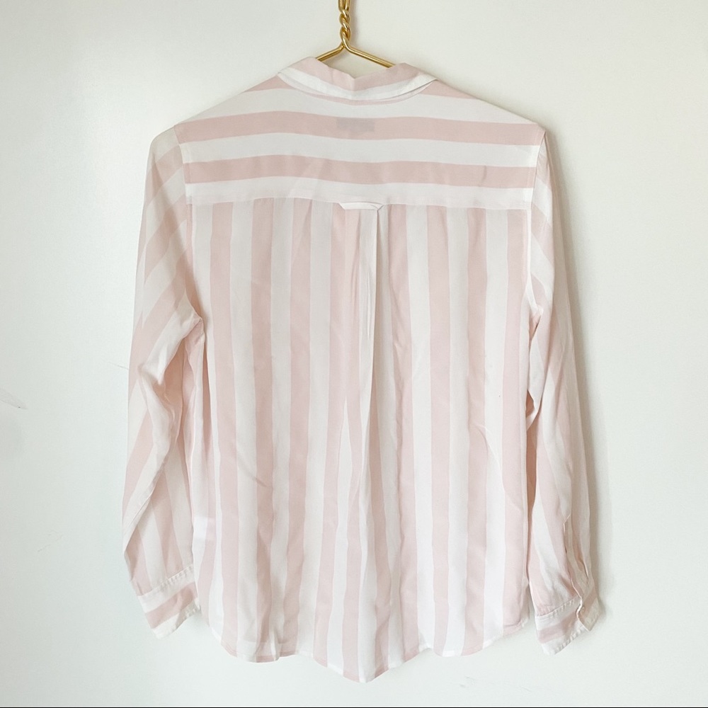 Striped Pink Button Down Rails Kate Peony Light P… - image 4